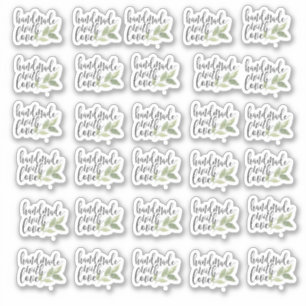 Handmade with Love Vinyl Sticker