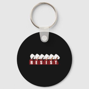 Handmaid Resist Feminist Protest 1  Key Ring
