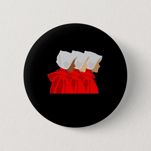 Handmaids  6 cm round badge (Front)