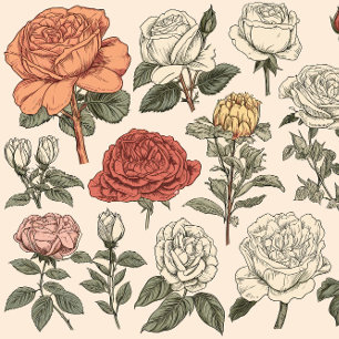 Handpainted Flowers Sling Bag