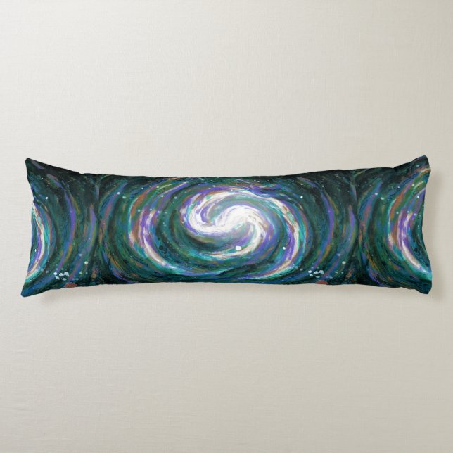 Handpainted Galaxy Body Cushion (Front)
