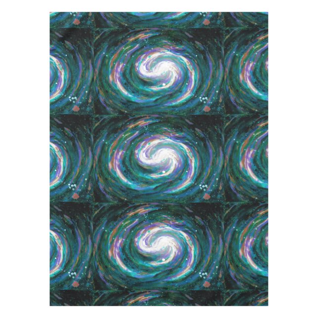 Handpainted Galaxy Tablecloth (Front)