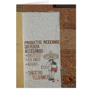 Handpainted Mexican Products Sign
