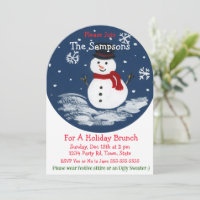 Handpainted Snowman PERSONALIZE Arch