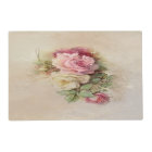 Handpainted Style Vintage Pink and White Roses
