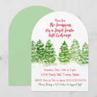 Handpainted Winter Trees SECRET SANTA