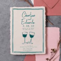 Handpainting Retro Contemporary Art Wedding