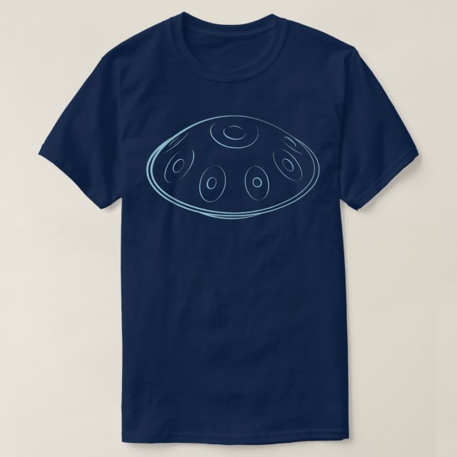 Handpan Music Art Handpan 1051 T-Shirt (Design Front)
