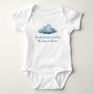 Handpicked for Earth by Papa in Heaven Memorial Baby Bodysuit