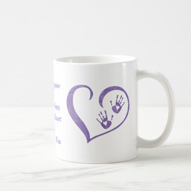HandPrint logo Mug for drinks, holding pencils... (Right)
