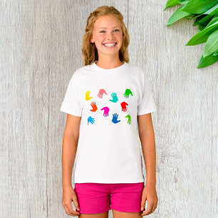 Handprints Girls T-Shirt
