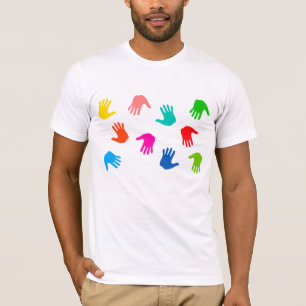 Handprints Mens T-Shirt