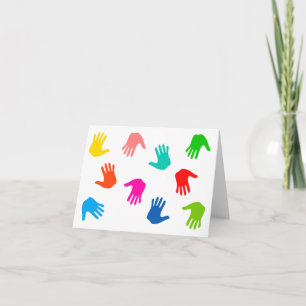 Handprints Note Cards