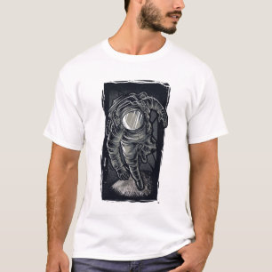 Handrawn astronaut tattoo T-Shirt