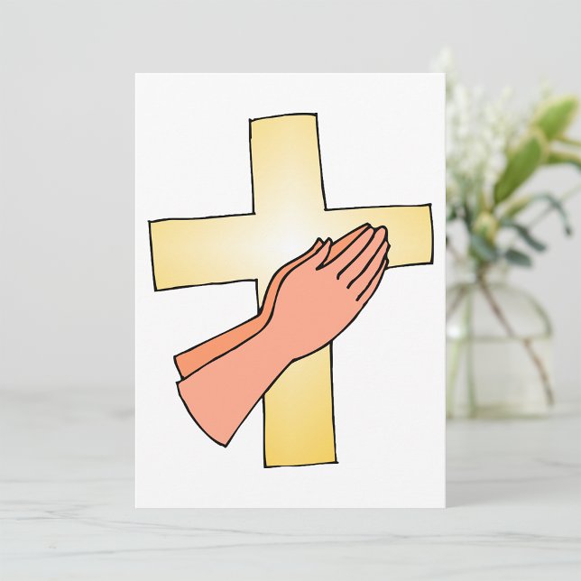 Hands At Cross Invitations (Creator Uploaded)