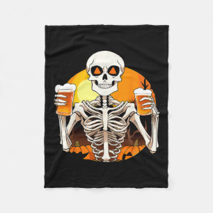 Hands Beer Funny Drinking Halloween Women's  Fleece Blanket