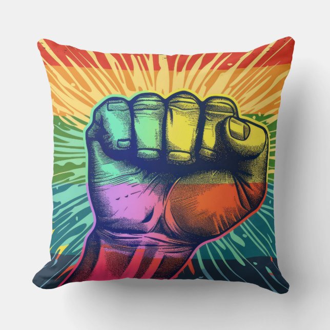 hands clenched cushion (Front)