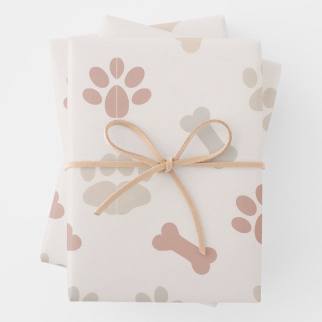 HAND'S DOG WRAPPING PAPER SHEET (In situ)