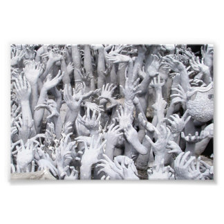 Hands from hell, Thailand Photo Print