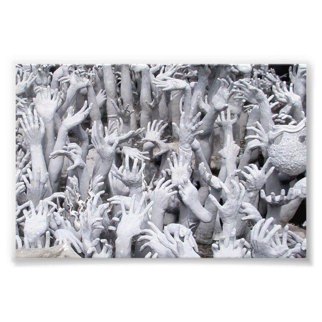 Hands from hell, Thailand Photo Print (Front)