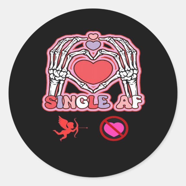 Hands Halloween Quote – Creepy Cute Slogan Classic Round Sticker (Front)