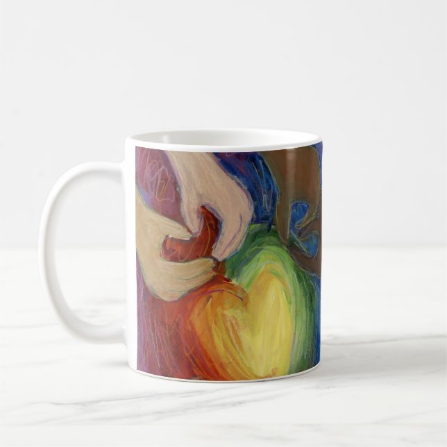 Hands & Heart Diversity Hearts Love Coffee Cups (Left)