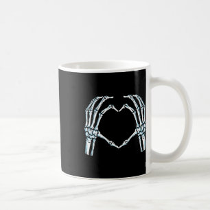 Hands Heart Sign Retro Halloween Costume Women Gir Coffee Mug