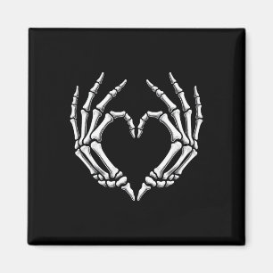 Hands Heart Sign Retro Halloween Costume Women Gir Magnet