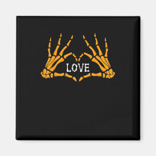 Hands Heart Sign Retro Halloween Costume Women Gir Magnet