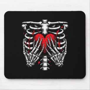 Hands Holding Heart Halloween Costume Women Girl Mouse Pad