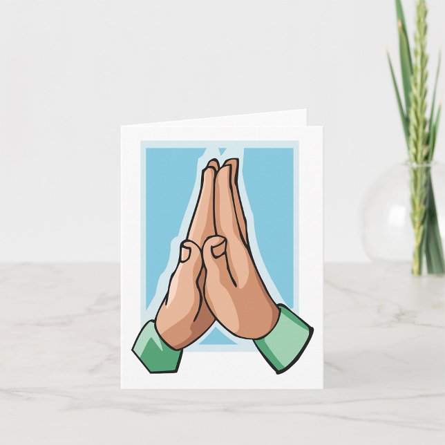 Hands In Prayer Card (Creator Uploaded)