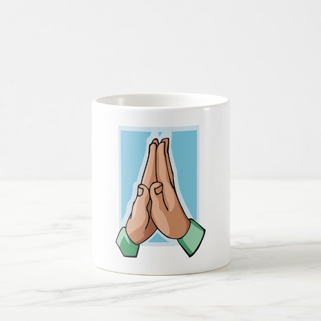 Hands In Prayer Coffee Mug (Creator Uploaded)