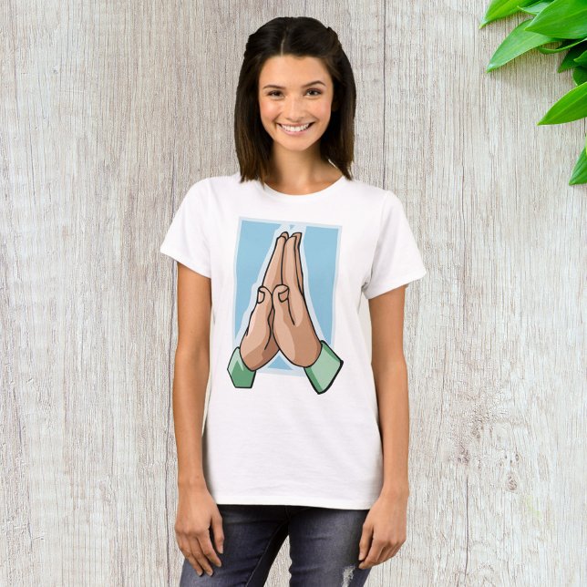 Hands In Prayer T-Shirt (Creator Uploaded)