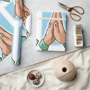Hands In Prayer Wrapping Paper
