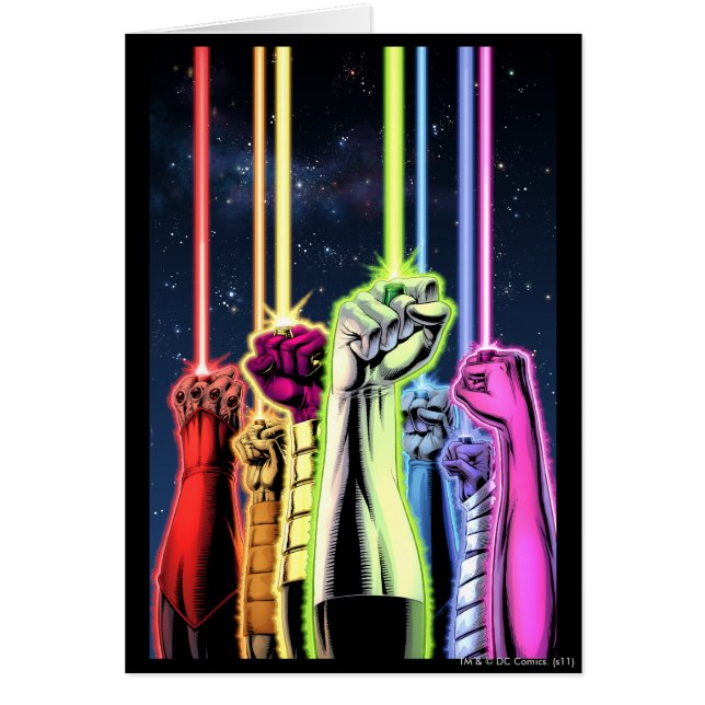 Hands in the air with rings -Colour (Front)