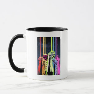 Hands in the air with rings -Colour Mug