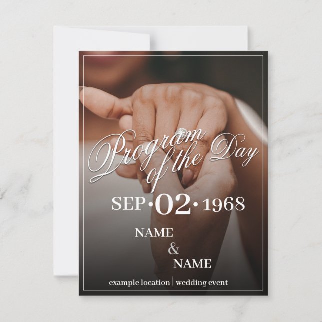 Hands of a Coloured Wedding Couple with Ring (Front)