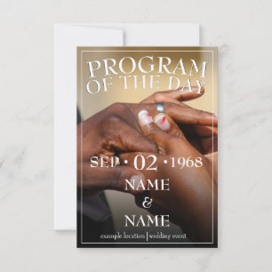 Hands of a wedding couple with a ring