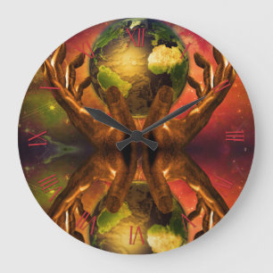 Hands of Creator Large Clock