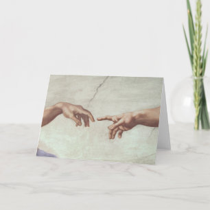 Hands of God and Adam Card