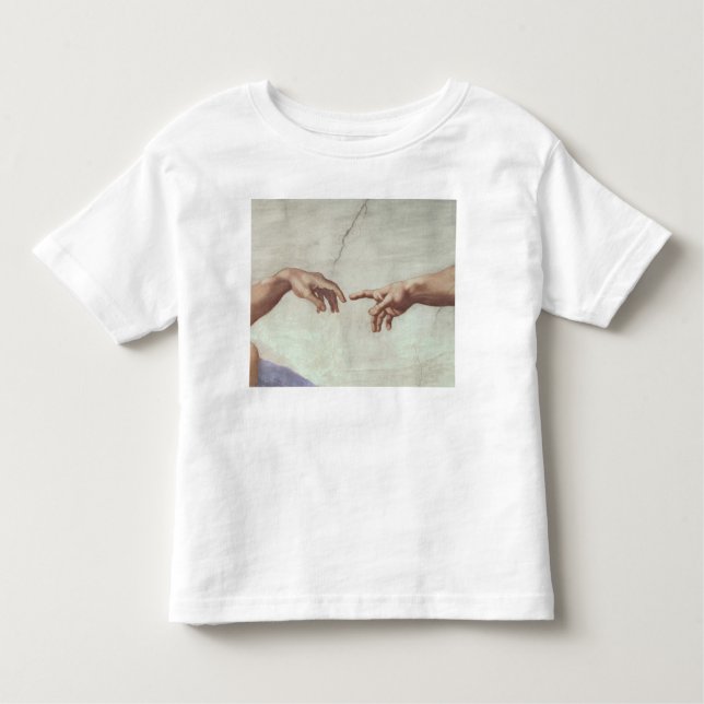 Hands of God and Adam Toddler T-Shirt (Front)