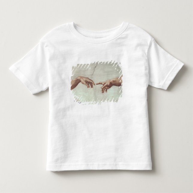 Hands of God and Adam Toddler T-Shirt (Front)