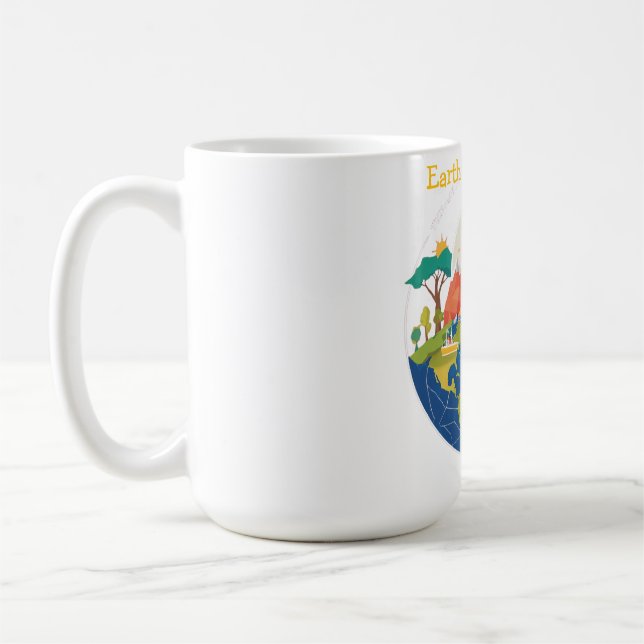Hands of Hope: A World Reimagined T-Shirt Coffee Mug (Left)