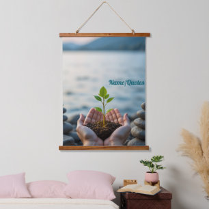 Hands of Hope – Seedling by the Sea Hanging Tapestry
