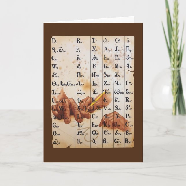Hands of Language Card (Front)