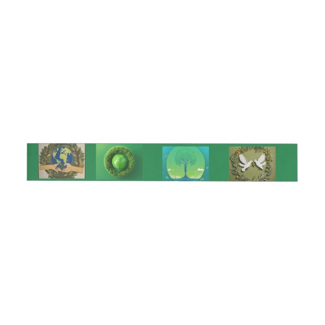 Hands of Peace – Earth, Nature & Unity Environment Wrap Around Label (Individual)