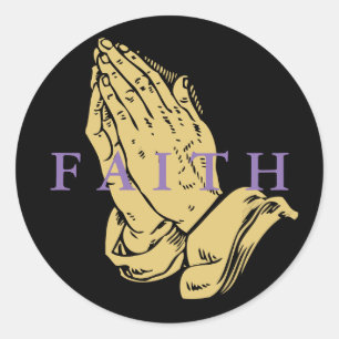 Hands of Prayer Stickers
