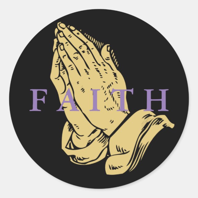 Hands of Prayer Stickers (Front)