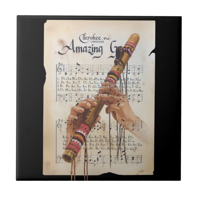 Hands of the Music Maker Jewellery Keepsake Box Ceramic Tile (Front)