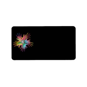 Hands of the World Address Label